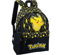 Sac à dos scolaire enfant 41 × 31 × 18 cm pour Pokemon Fan - idéal CP-CM2 - style cartable léger et résistant, bretelles rembourrées, poches pratiques, porte-bouteille - Idée Cadeau Garçon