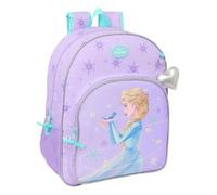 Safta Sac à dos scolaire pour enfant FROZEN SPIRIT – Adaptable au chariot, confortable 33×14×42 cm