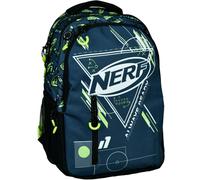 Sac À Dos Scolaire Garçon 2 Compartiments Nerf Xray 43 Cm Bleu / Vert TU