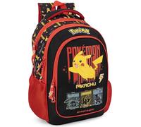 Sac à Dos Scolaire Garçon 43×33×15 cm Pour fans de Pokémon - Cartable École Primaire CP CE1 CE2 (6-10 Ans) - Ergonomique, Adaptable Trolley, Fond Renforcé