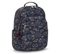 Sac À Dos Scolaire Garçon Kipling Seoul En Tissu Synthétique Imprimé Noir / Bleu TU