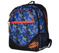 Sac À Dos Scolaire Garçon Nerf En Polyester Motif Camouflage Playground Multicolore TU