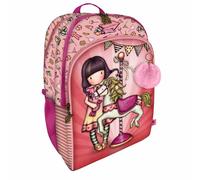 Sac à dos scolaire Gorjuss Carousel couleur saumon (34.5 x 43.5 x 22 cm)