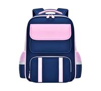 Sac À Dos Scolaire Grande Capacité Pour Élève Avec Des Bandes Réfléchissantes À Haute Luminosité, Imperméable Sac À Dos Pour Filles Et Garçons, Grand Sac À Dos Pour Adolescents Et Étudiants (Rose)
