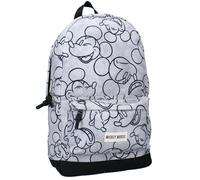 Sac à Dos Scolaire Gris | Disney Mickey Mouse | 43 x 33 x 15 cm | Sac Enfant