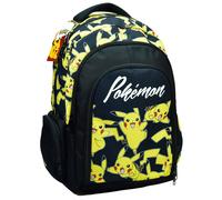 Sac À Dos Scolaire Imprimé Pikachu Polyester Pokemon Noir / Jaune / Gris TU