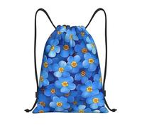 Sac À Dos Scolaire Modèle « Ne M’Oubliez Pas » Sacs À Cordon De Serrage Coloré Sac De Gym Léger Sacs De Sport À Cordon pour Natation Piscine Vacances 36X42Cm