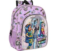 Sac à dos scolaire Monster High Best boos Lila 32 X 38 X 12 cm