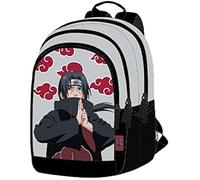 Naruto Mochila Escolar Itachi-Doble Compartimento, Sac à Dos Scolaire Mixte Enfant, Multicolore, L