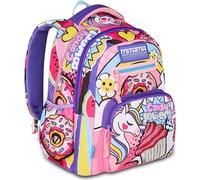 Sac à dos scolaire "New Plus", daisy pop, MITAMA 64738