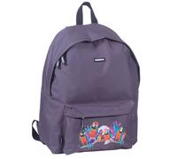 Sac À Dos Scolaire Newmoji Polyester Imprimé Perroquet 43 Cm Gris / Multicolore TU