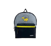 Sac à dos scolaire Pokemon Pikachu - Adaptable au chariot - Bretelles réglables pour un confort tout au long de la journée - Dos rembourré - Compartiment porte-documents - 45 x 33,5 x 4,5 cm