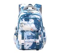 Sac à dos scolaire pour filles Sac à dos grande capacité Convient aux enfants de 8 ans et plus Idéal pour le collège, l'utilisation quotidienne, le travail, les enseignants et les voyages (bleu)