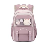 Sac à dos scolaire pour filles style académique moderne compartiments multiples destiné aux élèves du primaire et du collège pratique pour un usage quotidien et les trajets vers (PP1, 47x32x20)