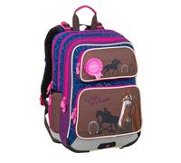 Sac à dos scolaire pour les élèves de première année GALAXY 9 B BLEU/BRONC/PINC
