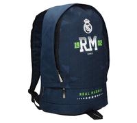 Sac À Dos Scolaire Real Madrid En Tissu Aspect Tissé Bleu Marine TU