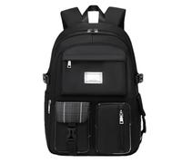 Sac à dos scolaire - sac à dos pour ordinateur portable | sac à dos | Spacieux sac en polyester s'adapte aux livres pour ordinateur portable de 15,6 pouces et A4, léger et élégant Pr L'école, Voyage