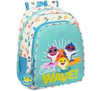 Sac à dos scolaire - SAFTA - BABY SHARK SURFING - Bleu - Synthétique - Mixte
