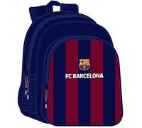 Sac à dos scolaire - SAFTA - F.C. Barcelone - Bleu - Adaptable au chariot - Confortable
