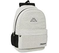 Safta KAPPA Sac à dos scolaire pour enfants de différents âges, confortable et polyvalent, qualité et résistance, 30 x 14 x 46 cm, Gris, gris, Estándar, Décontracté