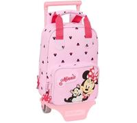 Safta Sac à Dos à Roulettes Mini With Wheels Minnie Mouse Naive