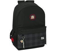 Sac à dos scolaire - SAFTA - Paul Frank - Confortable - 30 x 14 x 46 cm - Noir