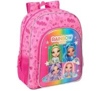 Safta Sac à dos Rainbow High Shine 15 l 27x33x10 cm 612583640 Rose enfant
