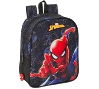 Sac à dos scolaire - SAFTA - Spiderman - Rouge - Adaptable au chariot - Confortable