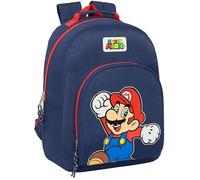 Safta Super Mario World 20.10l 32x43x14 Cm 612408305 Backpack Bleu