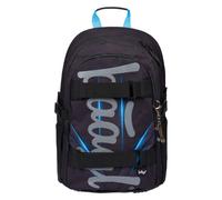 Baagl Sac à dos scolaire pour filles - Sacs d'école pour enfants avec dos ergonomique, sangle de poitrine et éléments réfléchissants (Skate Bluelight)