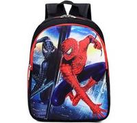 Sac à dos scolaire Spider-Man officiel - Mixte 6-12 ans - Dos ergonomique - Anti-pluie - Cadeau de rentrée - Noir