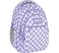Sac à dos scolaire triple Lila Échiquier BackUp O26 Derform