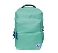 Sac à dos scolaire unisexe - Oxford - Vert menthe - 42x30x15 cm - Compartiment rembourré 17"" - Poche isotherme