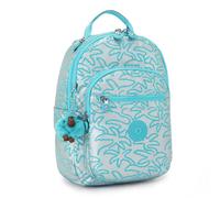 Sac À Dos Seoul S 35 Cm Motif Feuilles Kipling 14 L Bleu Clair TU