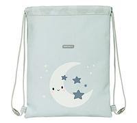 Sac à dos serré par des ficelles Safta Luna Gris (26 x 34 x 1 cm)