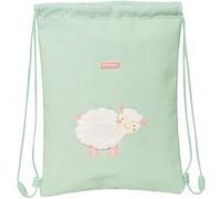 Sac à dos serré par des ficelles Safta Ovejita Vert (26 x 34 x 1 cm) Vert G