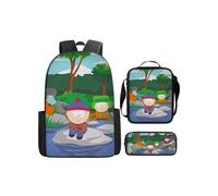 Sac à dos Set de sacs à dos décole South Park en trois parties modélisé de 1