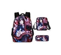 Sac à dos Set de sacs à dos Naruto trois pièces pour lécole modélisé de 7