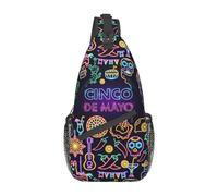 Sac à Dos Sling Cinco De Mayo-2, idéal pour randonnée, Cyclisme, Voyage, Hommes Femmes.