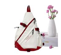 Sac à dos Sling - Sac à dos compact - Sac à dos léger à un niveau d'épaule, pour voyager et marcher, élégant paquet de coffres de style sportif pour homme pour Cycli, Rouge, Consulte la descripción