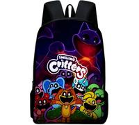 Sac à Dos Smiling Critters pour Enfants Cartable Poids Léger Ordinateur Portable Adolescents Voyager Camping Polyester