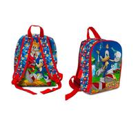 Sac à dos - Sonic - Enfant - Polyester résistant - Graphismes colorés - Confort optimal