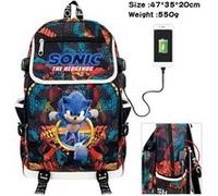 Sac à Dos Sonic The Hedgehog pour Garçon et Filles (SD2093) 35*20*47 cm Multicolore G