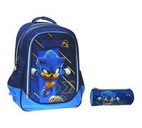 Sac à dos - SONICGEAR - Sonic 44 cm - 3 compartiments zippés - anses renforcées - trousse assortie