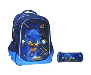 Sac à dos - SONICGEAR - Sonic 44 cm - 3 compartiments zippés - anses renforcées - trousse assortie