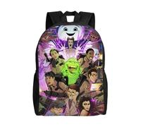 Sac à dos SOS Fantômes léger unisexe, sac à dos basique pour ordinateur portable, cartable pour voyage, école, bureau - XTYD2638 Noir