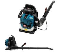 Sac à dos souffleur à essence, moteur 4 temps, 2,6 kW, 7000 tr/min, réservoir de 1,9 l, sortie ignifuge réglable à 180°, pour feuillage/neige, structure légère de 27,3 kg, avec système de