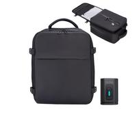 Sac à dos sous vide avec Pompe Air - CELIMS | Bagage à Main 40x30x20cm | Imperméable | Noir