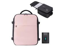 Sac à dos sous vide avec Pompe Air - CELIMS | Bagage à Main 40x30x20cm | Imperméable | Rose