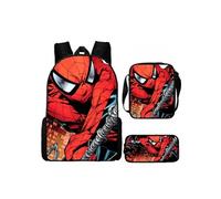 Sac à dos - Spider - Man de bande dessinée, motif de toile d'araignée - 42×12×29 cm